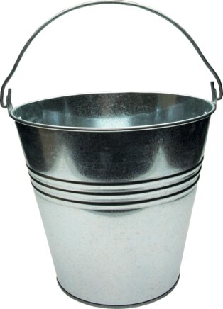 Voorbeeldig Afbeelding: Metalen emmer, 12 liter