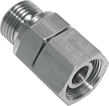 Voorbeeldig Afbeelding: Instelbare inschroefbare schroefverbindingen met dichtkegel & O-Ring, G-tap 1.4571